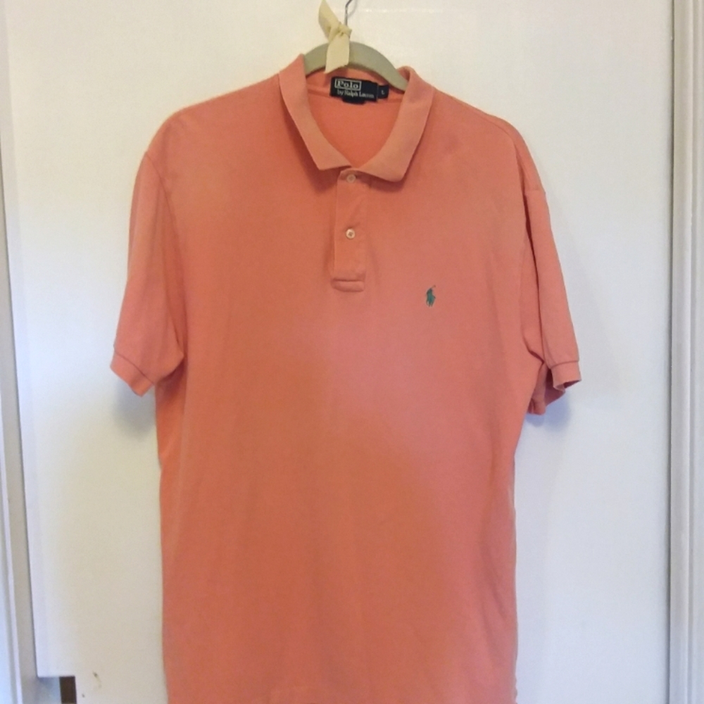 Peach Polo Ralph Lauren Shirt